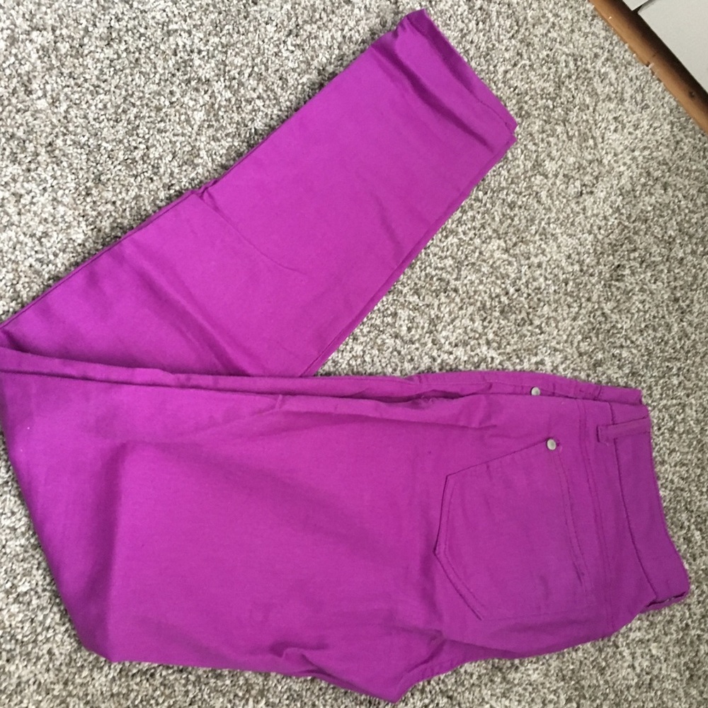 Purple Skinny Jeans